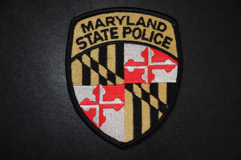 Maryland state police badge