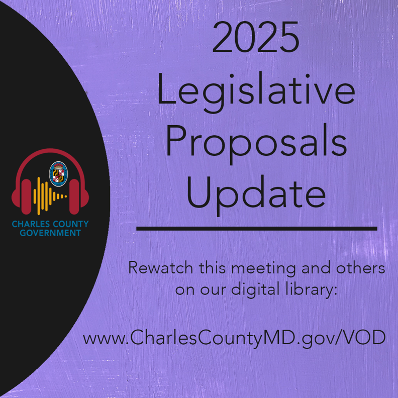 Legislative Proposals Update Title Slide