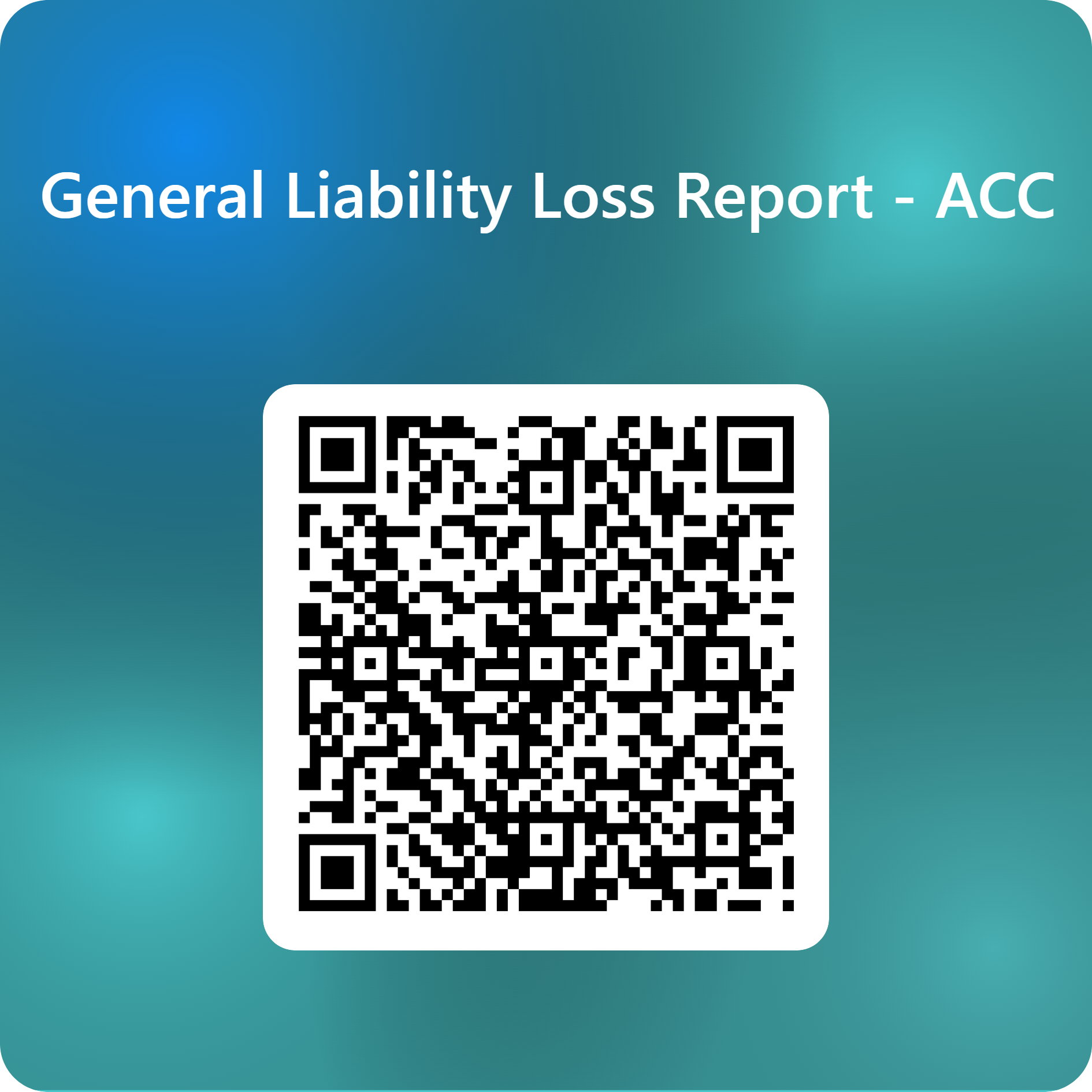 QRCode for General Liability Loss Report - ACC