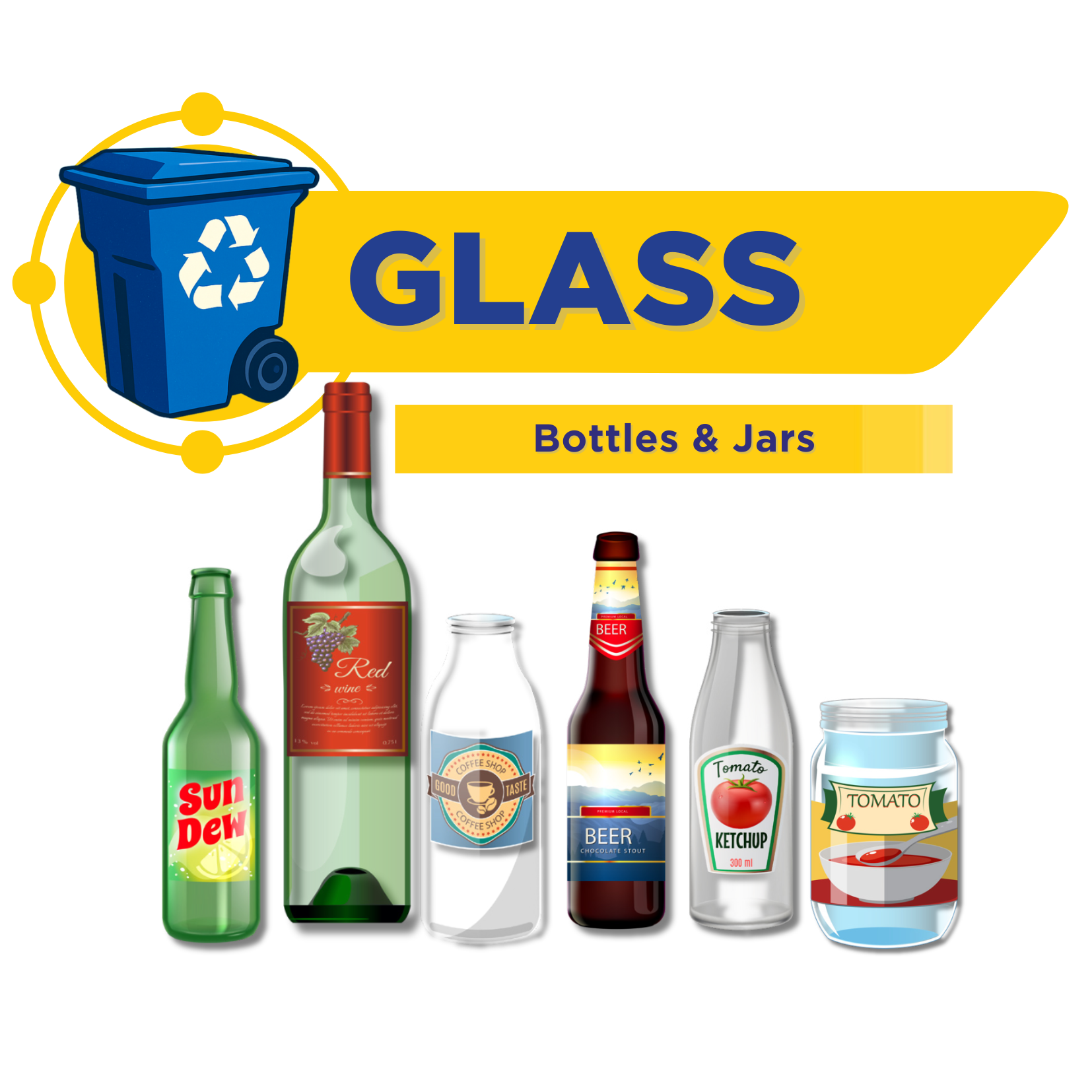 Glass Recycle Right