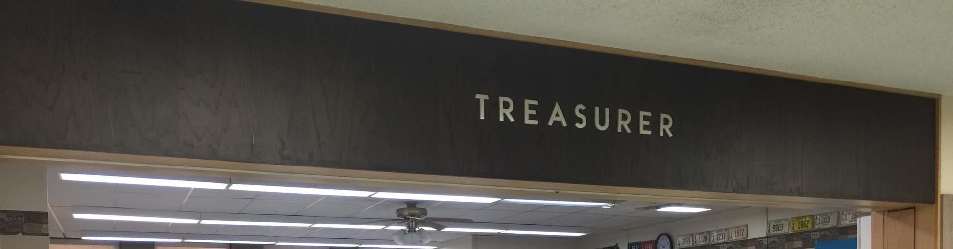 Treasurer Banner Image