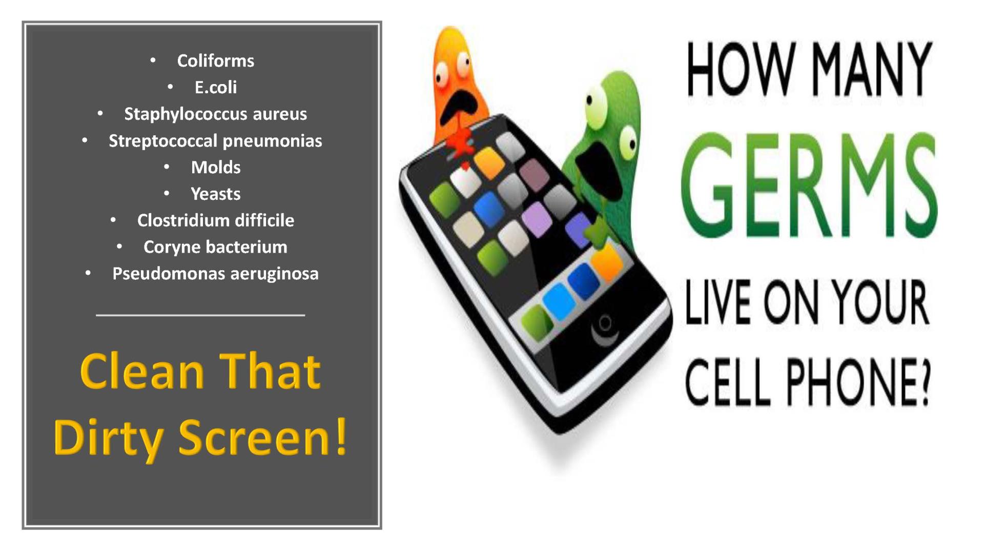 Clean That Dirty Screen PSA