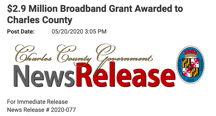 Broadband Grant News Release