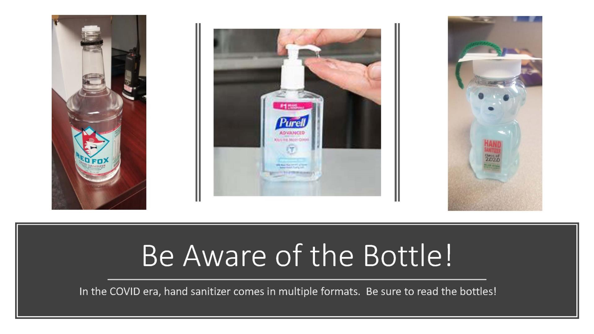 Be Aware of the Bottle PSA