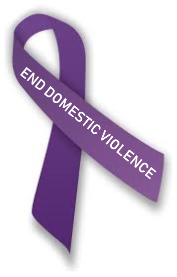 Purple Domestic Violence Ribbon - End Domestic Violence