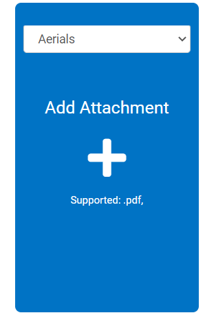CSS Add Attachment Tile - Opened